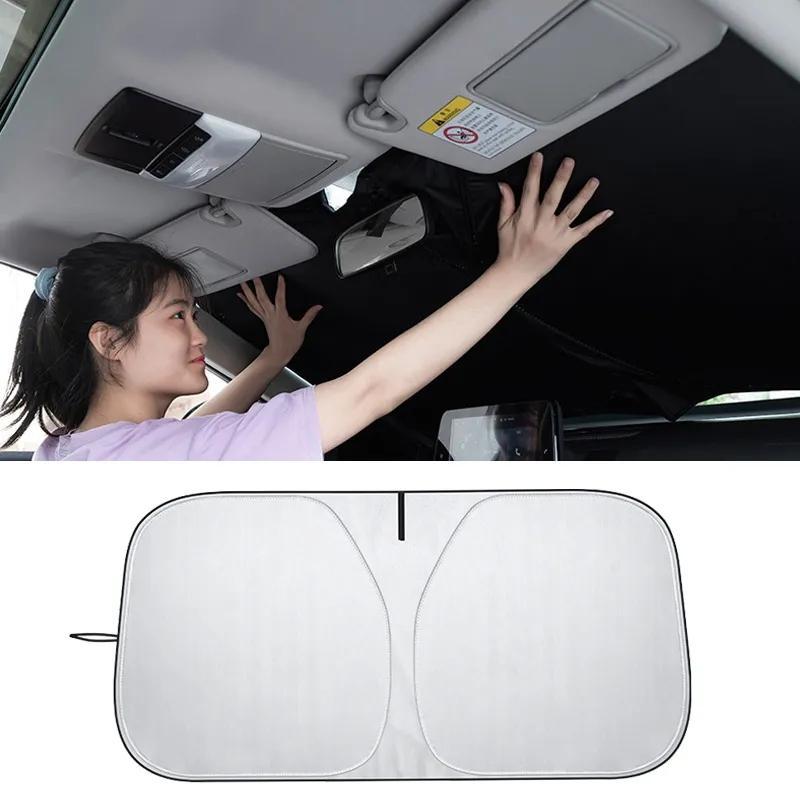 Bạt che kính lái ô tô Tấm chắn nắng ô tô gấp gọn cách nhiệt chống tia UV