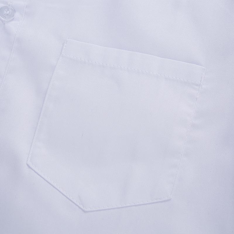 Đồng Phục JK, Phong Cách Preppy Nhật Bản, Đồng Phục DK, Áo Sơ Mi Trắng, Dáng Rộng Vừa Vặn, Cổ Bẻ Ngắn Tay, Thích Hợp Cho Học Sinh, Quần Áo Làm Việc, Trang Phục Công Sở, Ngoại Cỡ Có Sẵn 3