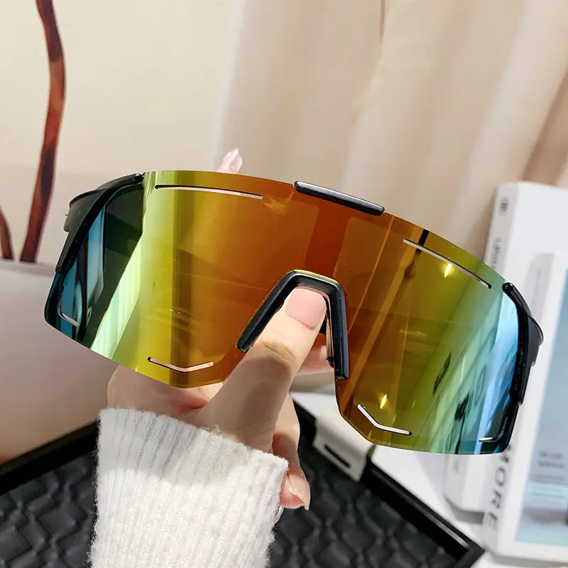 Kính râm đi xe đạp, Kính râm thể thao, Kính chống gió, Thích hợp để lái xe, Chống tia cực tím, Kính đầy màu sắc, Dành cho phụ nữ và nam giới 4
