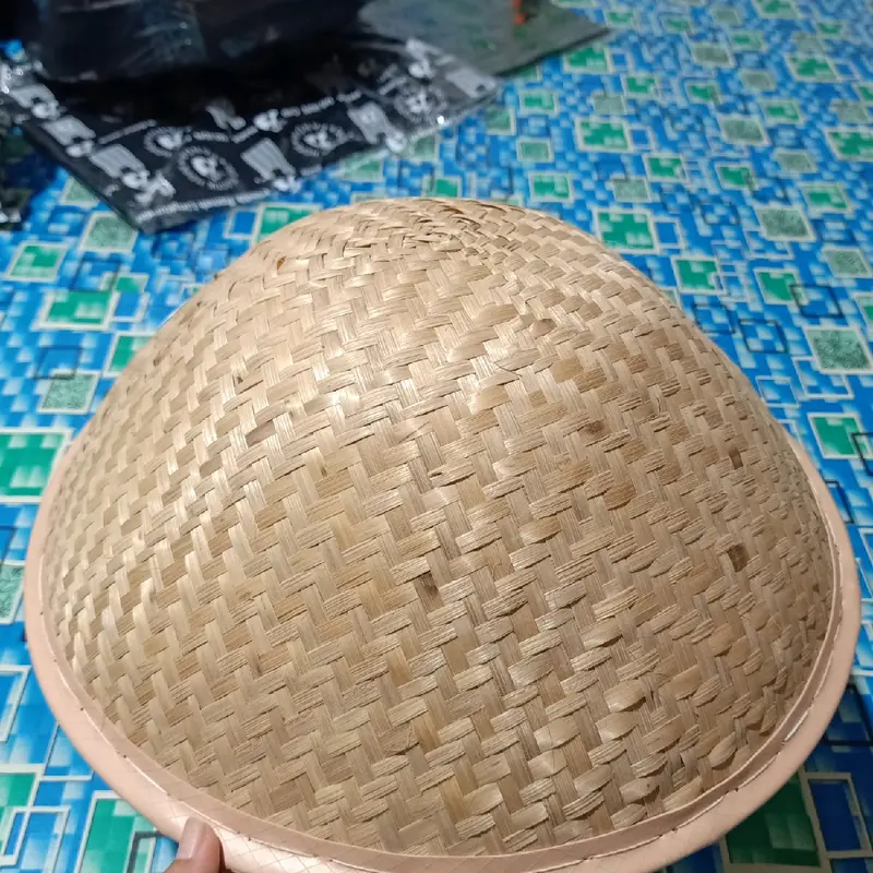 Caping Bambu Papak 35CM Caping Cemplon Tudung Topi Petani 1