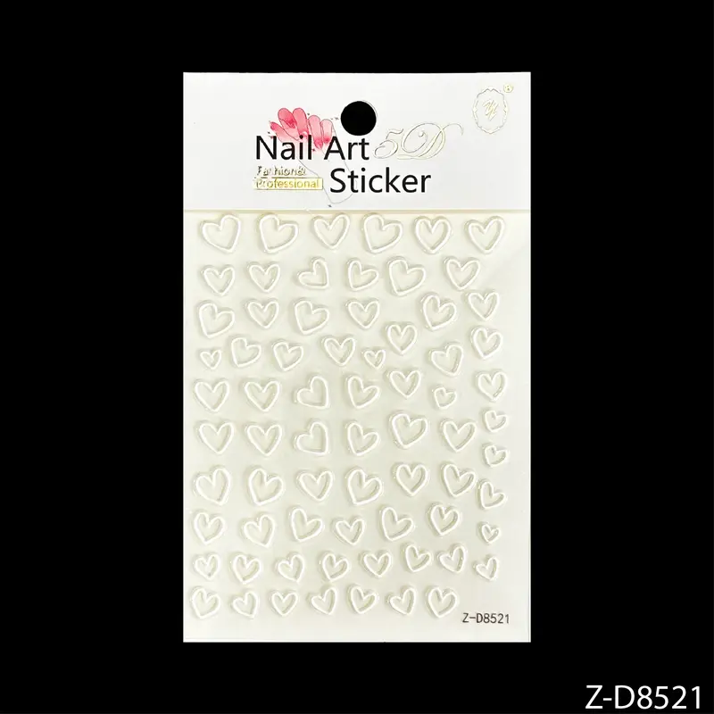 Bộ Sticker Làm Nail Ngẫu Nhiên - Sản Phẩm Nữ 7