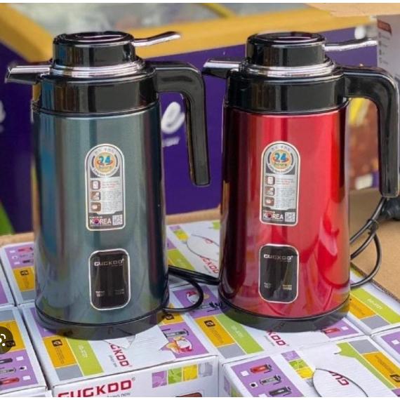 Ấm Siêu Tốc Kết Hợp Ủ Nóng Giữ Nhiệt, Dung Tích Ruột Ấm 1.8l , Bình Đun Siêu Tốc Kèm Phích Giữ Nhiệt 2 trong 1 - Đun Nước, Bình Đun Nước Inox, ( Giao màu ngẫu nhiên )