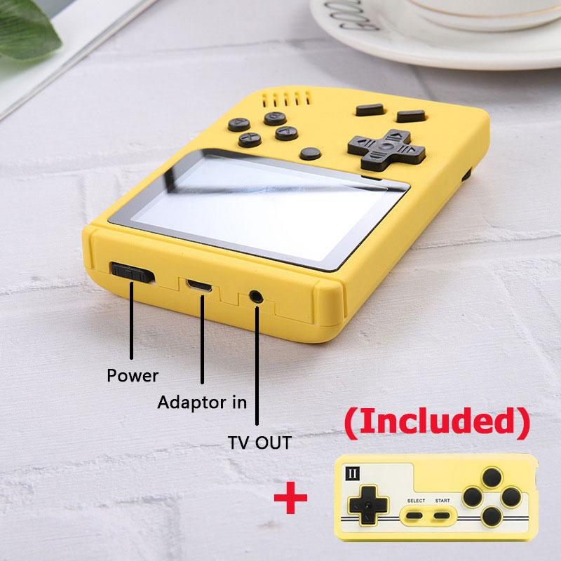 5 Color 500 Games Video Console Mini Portable 8-bit Handheld Game Player Retro AV Out LCD Gaming Consoles with Controller for TV - Image 4