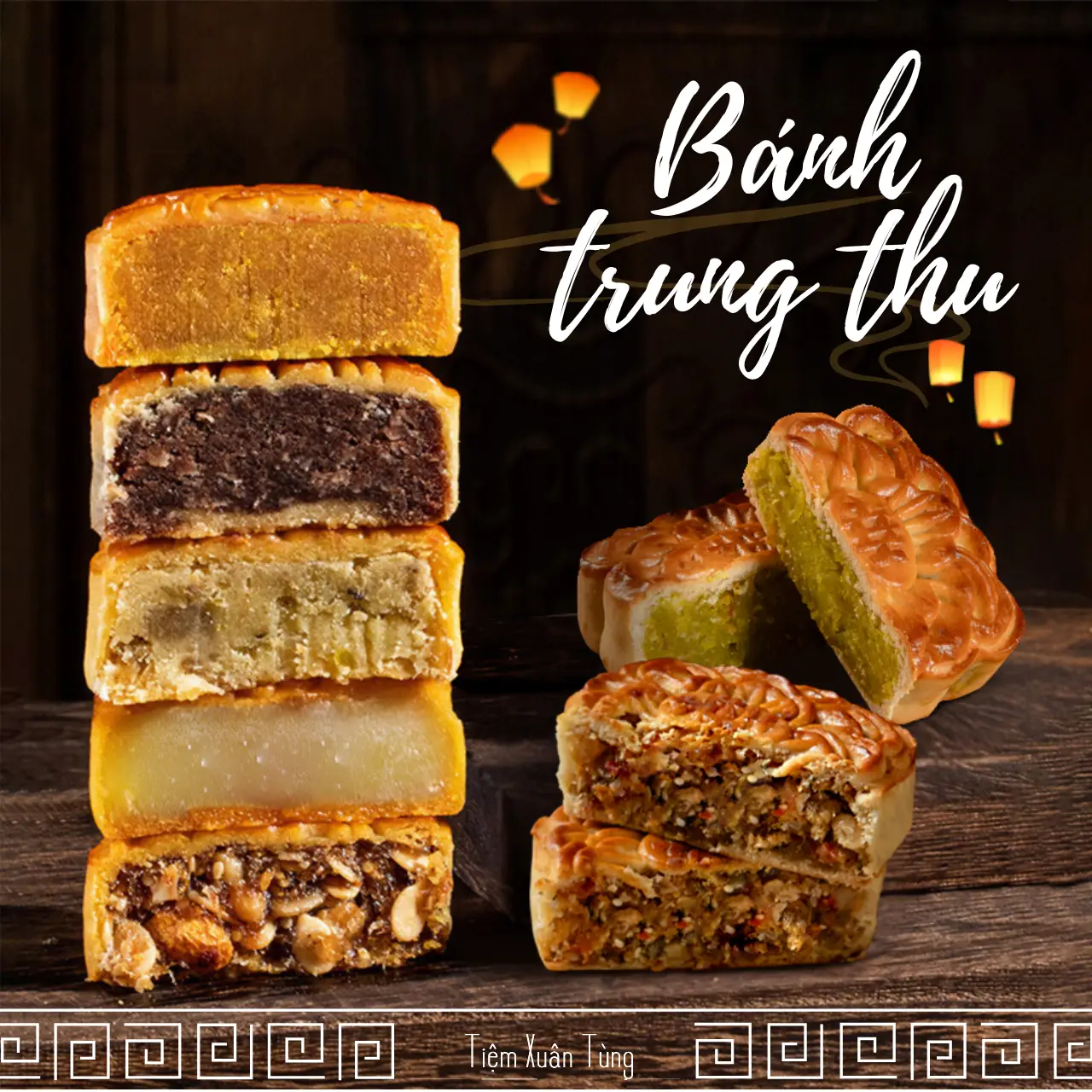 Bánh Nướng Trung Thu Xuân Tùng 220G - Tiệm Bánh Xuân Tùng