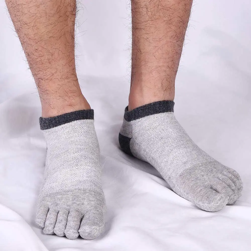 Men Ankle Toe Socks Mesh Invisible Breathable Five Toe Socks Men's Socks Mesh Socks Five-Finger Socks