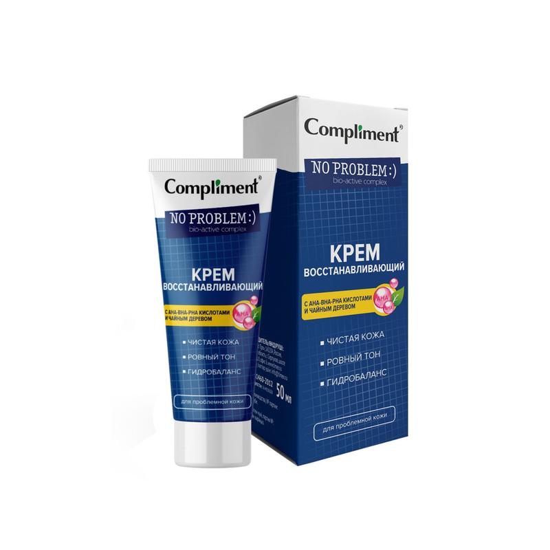 Kem dưỡng Compliment No Problem AHA-BHA-PHA ph.ụ.c h.ồ.i t.á.i t.ạ.o da dầu mụn 50ml