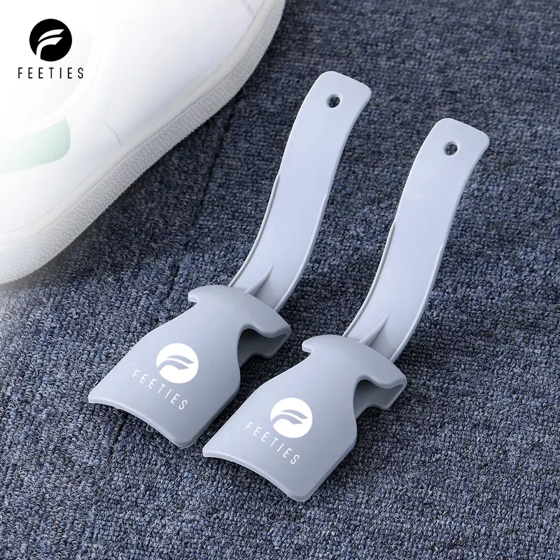 Feeties Shoe Horn Lazy Shoes Helper Slider Easy On Shoes Plastic Shoehorn for Men, Women and Kids - Fits for All Types of Shoes 4