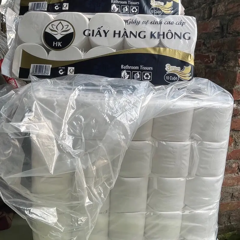 Combo 2 bịch giấy vệ sinh 20 cuộn giấy 3 lớp dai mịn 4