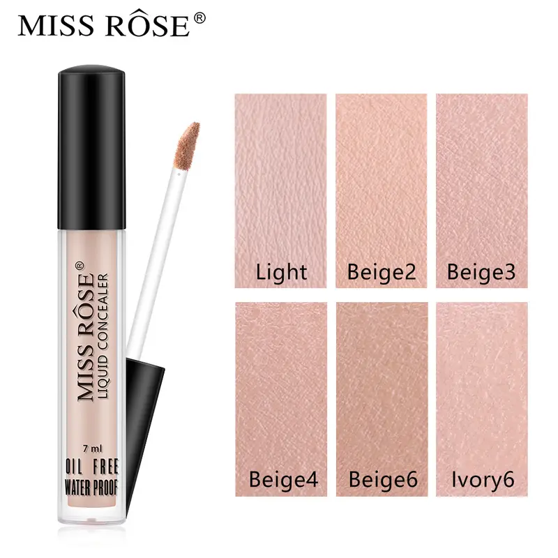 Kem Nền Dạng Lỏng, Miss Rose, Kích Thước Nhỏ, 5ml, Che Phủ Vết Mụn, Sửa Chữa Và Nuôi Dưỡng, Thích Hợp Để Kiểm Tra, Bao Gồm Ống Nghiệm 2