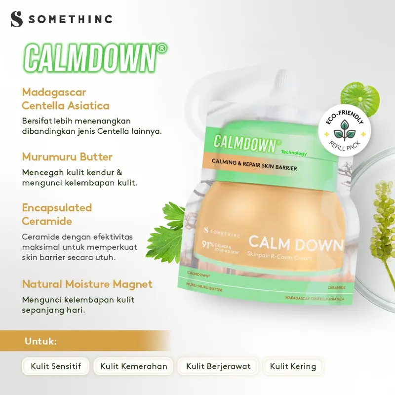 [Exclusive] SOMETHINC Calm Down! Skinpair R-Cover Cream - Moisturizer / Pelembab Wajah *SC* 2