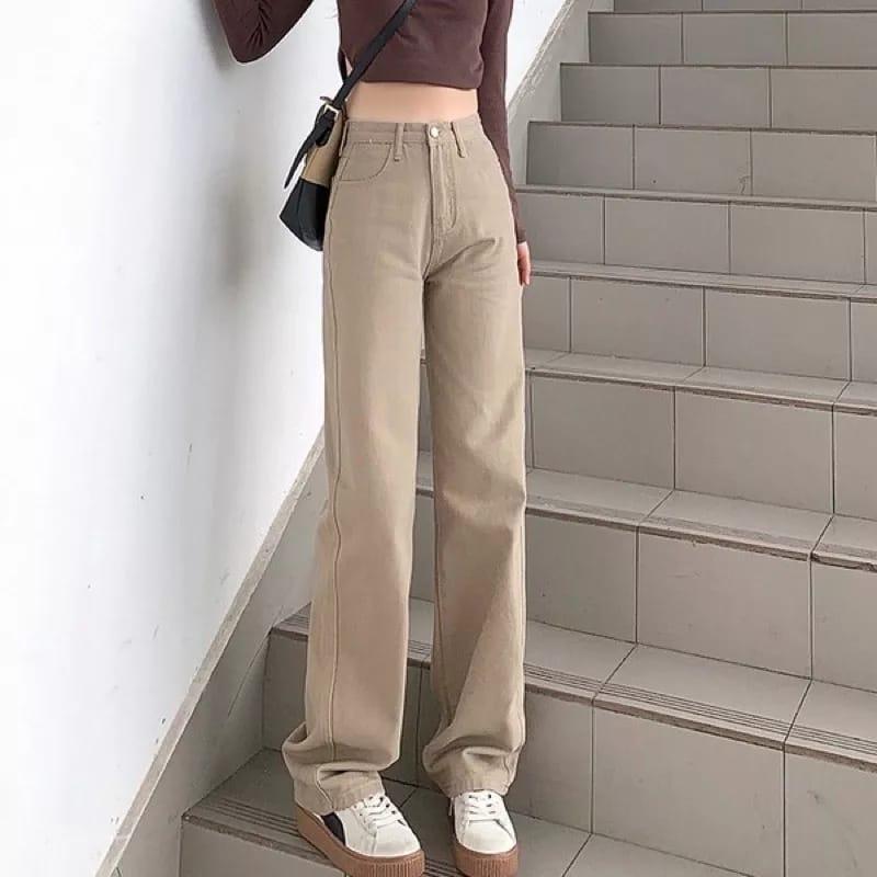 Product Introduction of CLEYA JEANS CULLOTE LOOSE PANTS - Model Kekinian Highwaist 21