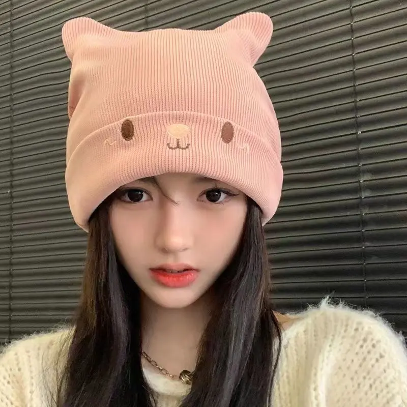 Mũ Giam Giữ, Mũ Mùa Thu Và Mùa Đông Cho Phụ Nữ Mang Thai Sau Sinh, Mũ Len Toque Mùa Đông Dệt Kim Cho Nữ, Mũ Len Dễ Thương, Thích Hợp Cho Khuôn Mặt
