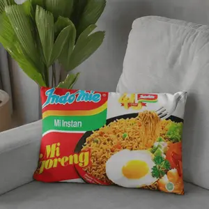 Bantal Snack Uk 30x40cm Bahan Satin Berbagai Motif