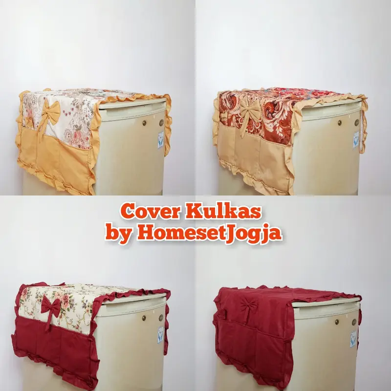 Taplak Kulkas Cover Kulkas Sarung Kulkas Cantik 1