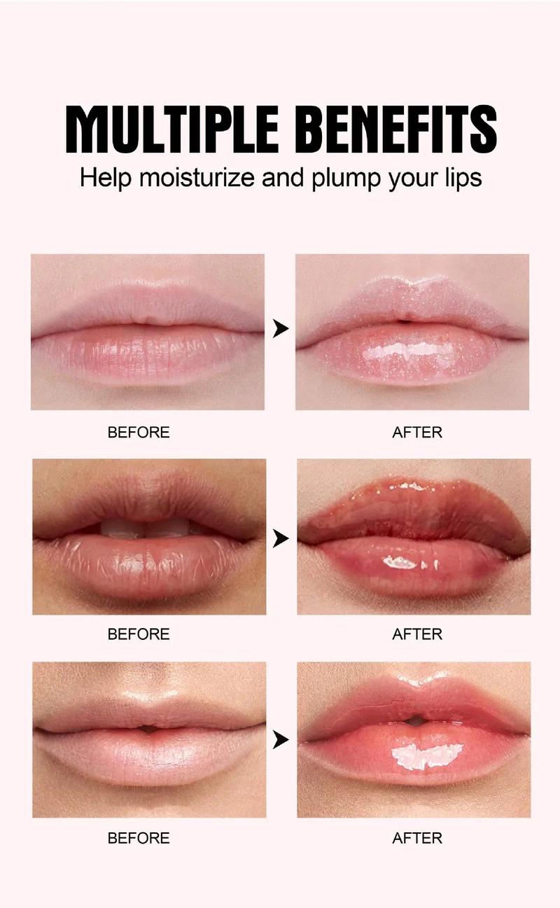 Product Introduction of Lip Plumping Booster Gloss High Shine for Plumper Looking Lips Extreme Shine Crystal Volume Lip Oil Cosmetics Makeups 10