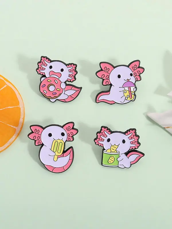 Cute Cartoon Frog Design Brooch, Fashion Alloy Badge for Women & Men, Enamel Pin Suitable for Backpacks, Jeans, Scarves, Hats Decoration 4