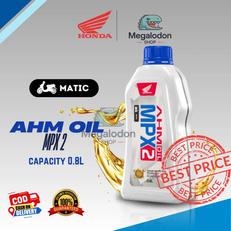 Paket Oli MATIC MPX 2 & Oli Gear Gardan AHM 2
