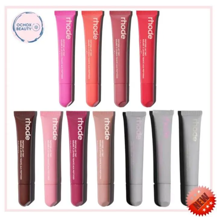 [AUTHENTIC] New Rhode Lip Gloss Moisturizing Hydrating Clear Lip Glaze Tinted Jelly Bean Lip Makeup