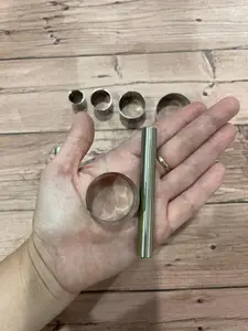 Cetakan Thumbprint Cookies / Ring Cutter Bulat / Pembolong Kue Kering / Penekan Kukis Thumprint