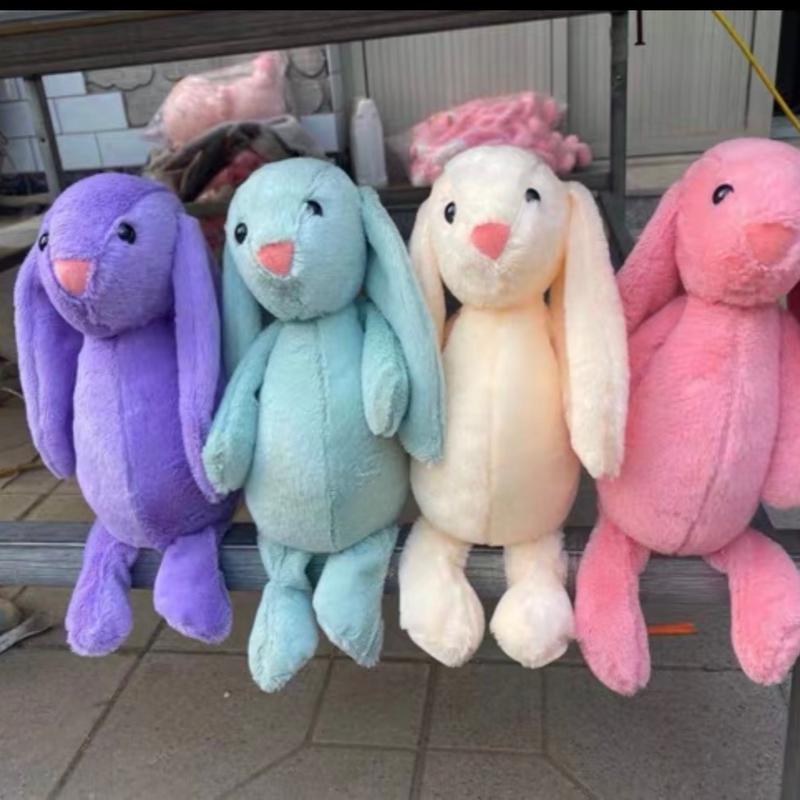  gấu bông Thỏ jellycat 45cm lông thỏ mềm mướt  đa dạng màu sắc 