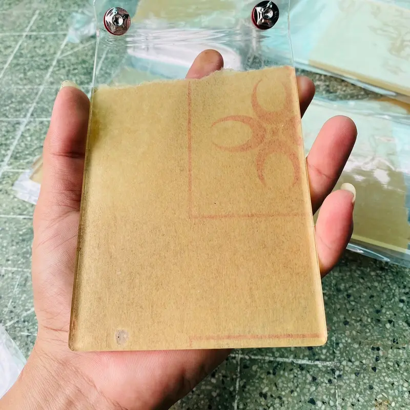 mica che phuộc kèm ốc salaya +long đền 4mm loại dày siêu cứng chất liệu nhựa mica mẫu trong suốt phụ kiện Phụ Tùng 5
