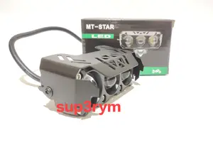 Lampu Tembak Laser SQL 3 Mata Mini Full Alumunium Premium - PUTIH KUNING