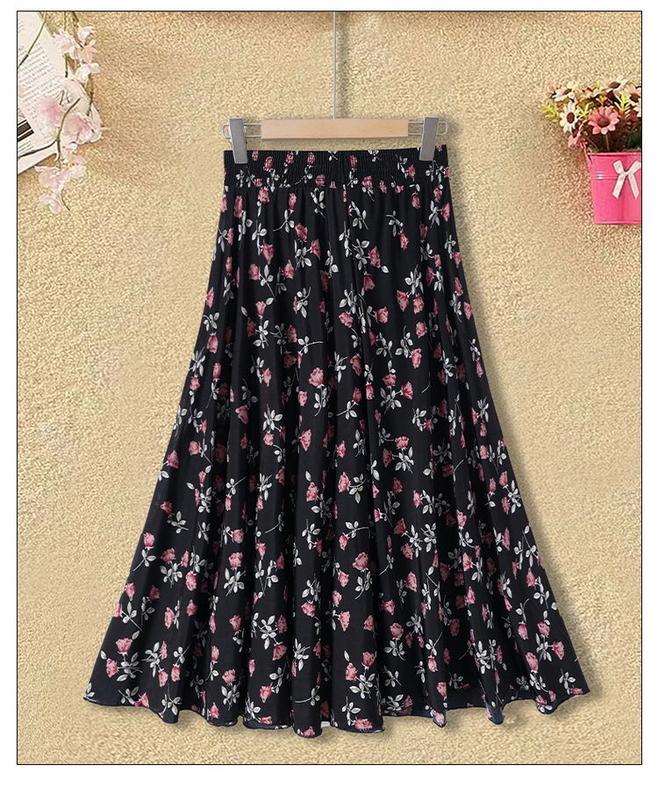 Product Introduction of Váy Mới Cho Mẹ TRUNG NIÊN, Cạp Cao Co Giãn, Thiết Kế Hoa, Thích Hợp Cho Mùa Hè, Dài Trung Bình 72 Dài, Thích Hợp Cho Múa Vuông, Chất Liệu Mỏng, 2024 20
