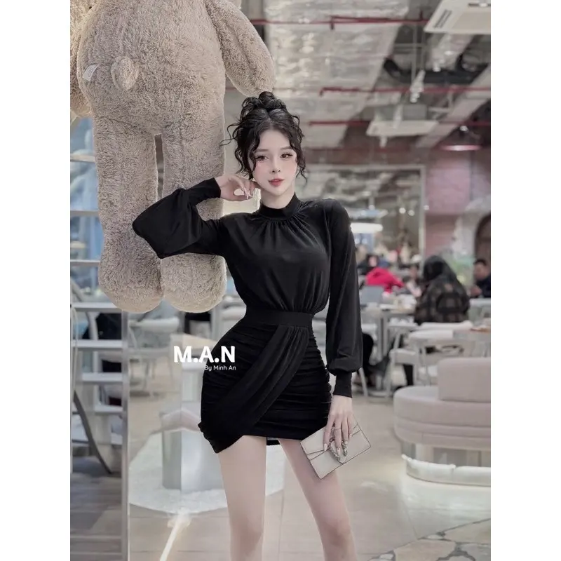 Đầm TK nhúng tay dài(SN173) 2