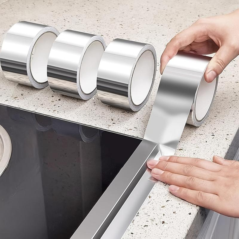 Tear-resistant Aluminum Foil Tape, High Temperature Gap Sealing, Self-adhesive, Oil-proof Sticker 1