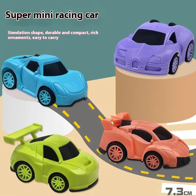 Baby Children's Toys Plastic Cartoon Toy Cars Pull-back Cars Racing Model Cars Claw Machine Small Gifts