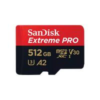 Gambar SanDisk Extreme Pro MicroSD, 200MB/s R, 140MB/s W, 512GB, SD adaptor (SDSQXCD-512G-GN6MA) dari GGSTORESBY Kota Surabaya 1 Tokopedia