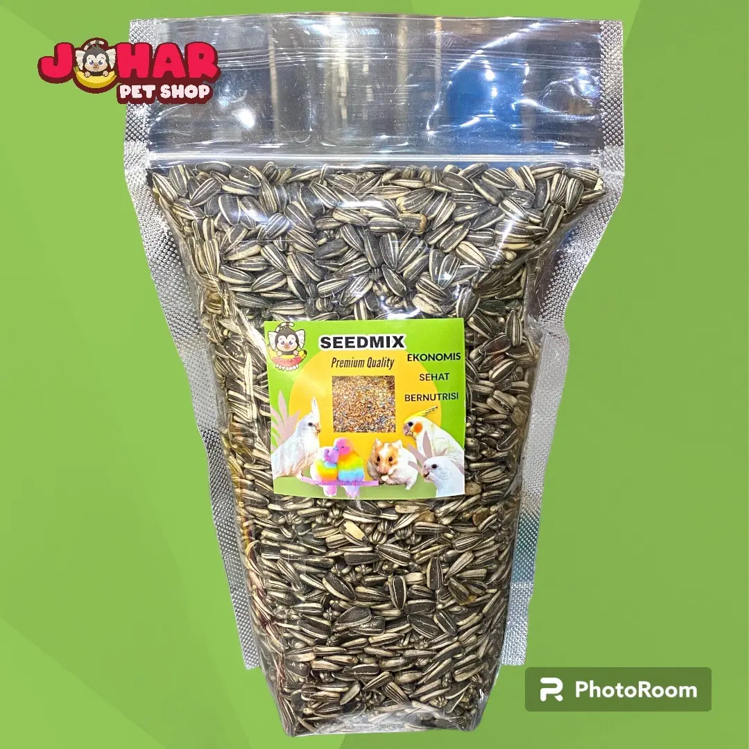 kwaci kuaci bunga matahari 450 gram pakan hamster burung lovebird parkit falk