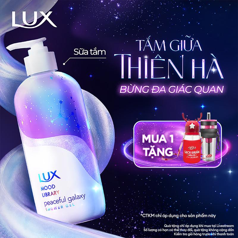 KOL Live 2 Sữa tắm Lux Mood Library Peaceful Galaxy 470g 2