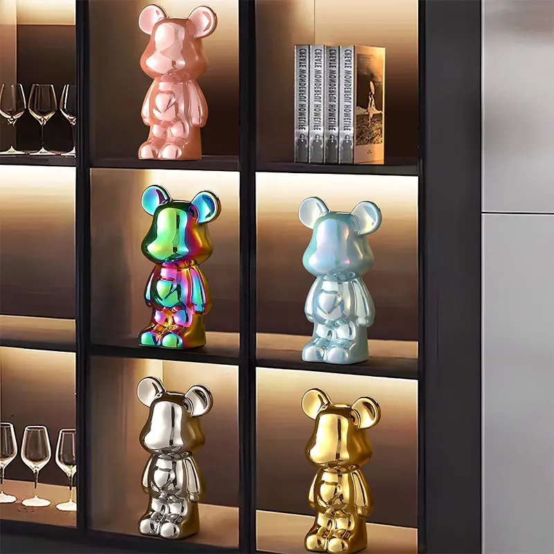 Gấu Bạo Lực Bearbrick, Đồ Trang Trí Người Nổi Tiếng Trên Internet, Giá Cả Phải Chăng, Thích Hợp Cho Phòng Khách Sàn, Tủ Rượu, Tủ TV, Bàn Làm Việc, Đồ Trang Trí Nhà Cửa
