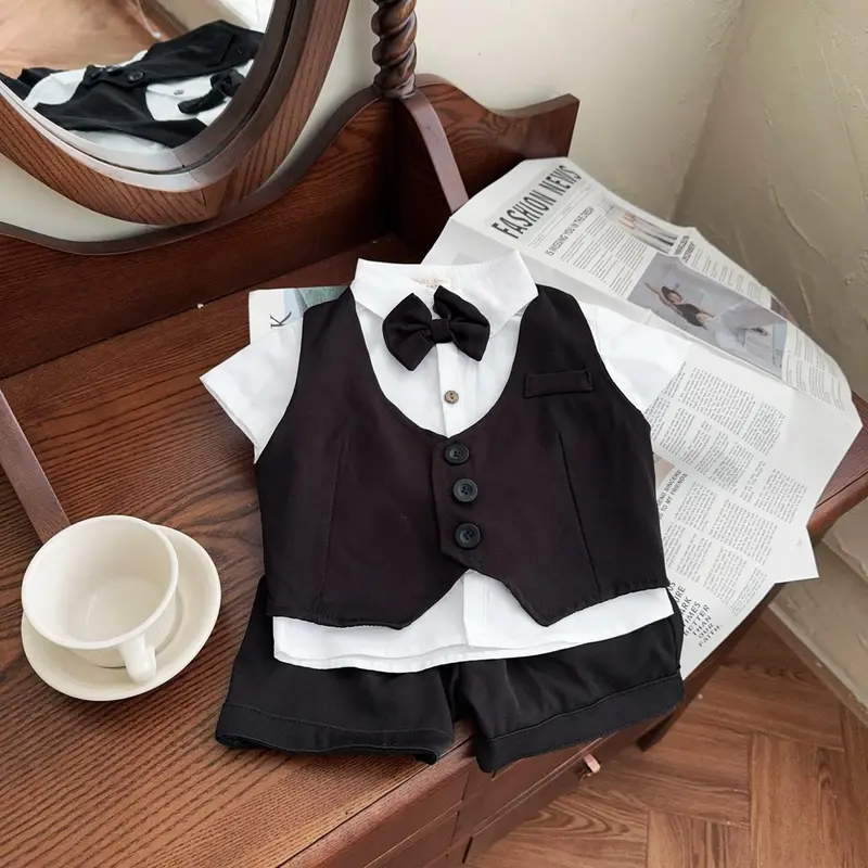 Set gile nơ TABY KIDS đi tiệc, thôi nôi, sinh nhật bao bảnh cho bé  TB566 comple  cho trai 2