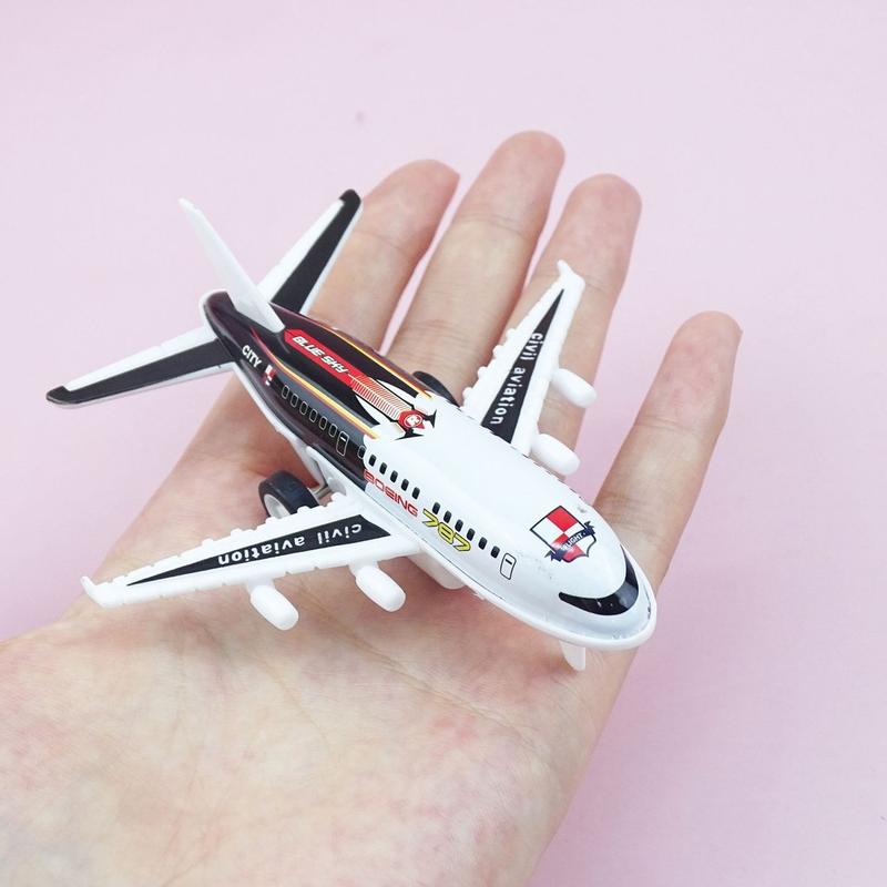1PCS Kim loại máy bay chiến đấu hợp kim mô hình máy bay trẻ em mô phỏng đồ chơi 4