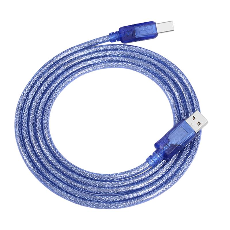Cáp dữ liệu máy in USB, heihace, Phiên bản USB 2.0, A đến B, Tốc độ cao, Chiều dài 1,8 / 3 / 5M, Dây dữ liệu KVM, Thích hợp cho máy in được kết nối với máy tính 4