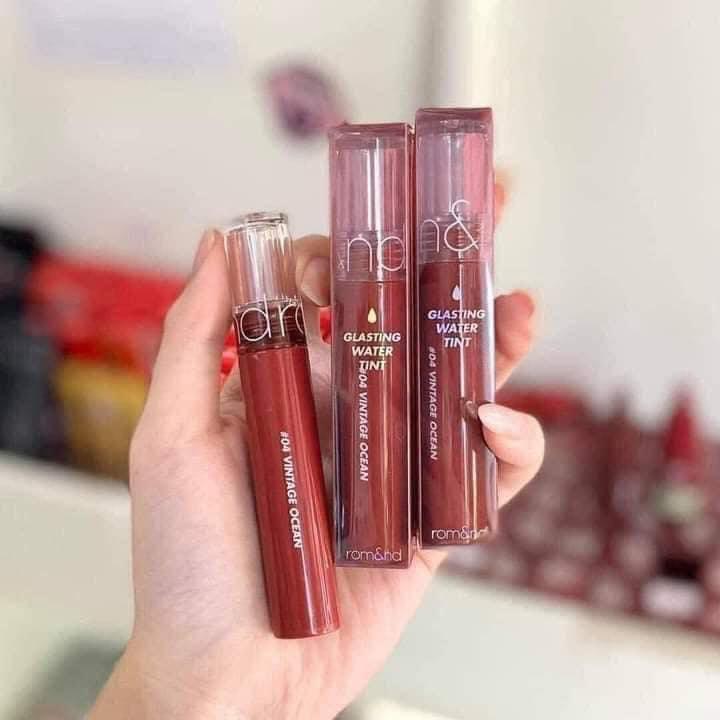 Son Tint Bóng Romand  Glasting Water Tint ( Full màu) Cosmetic Son Môi