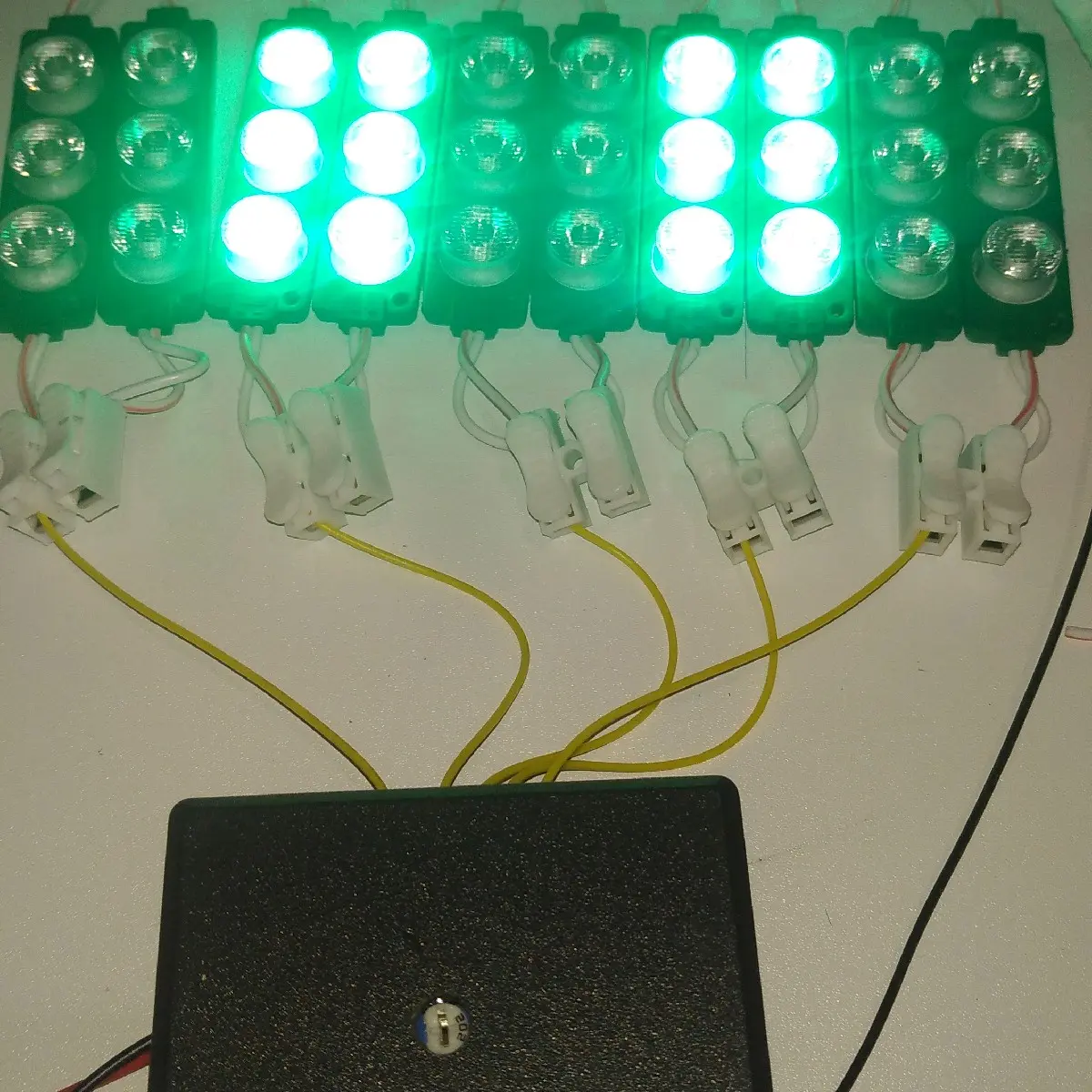 Modul kedip led 5channel kanalbak set 10lampu mata 3 12volt 24volt
