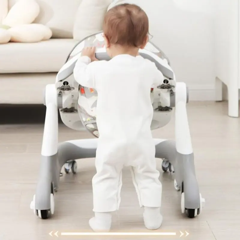 Xe tập đi đa năng chữ U cao cấp nhất, có bàn ăn dặm kèm đồ chơi và đèn nhạc 7