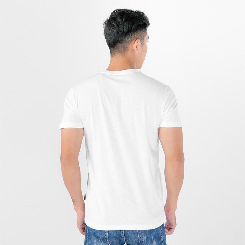 Áo Thun Nhóm Màu Trắng Mẫu AN03 Đồng Phục Du lịch Ngắn Tay Cổ Tròn NỮ Nam Top Women 1