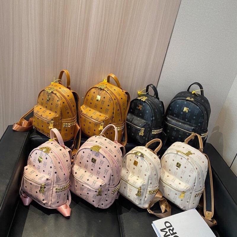  Balo da hoạ tiết gấu   5 size   hàng Quảng Châu cao cấp 