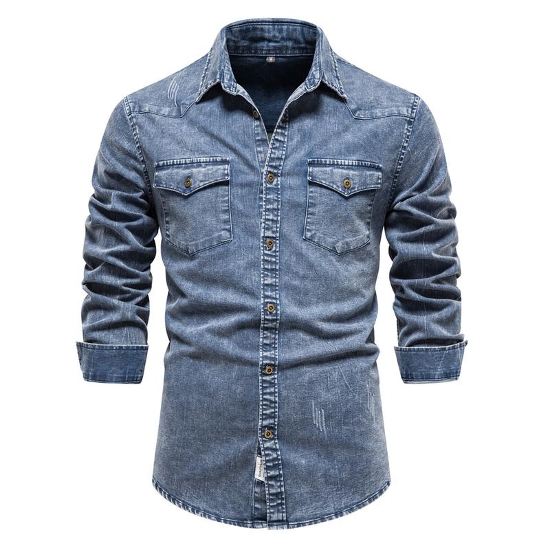 Denim shirt in winter best sale