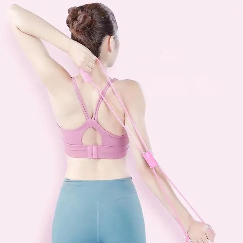8-Word Type Exercise Rubber Resistance Band Household Magic Yoga Stretcher Elastic Belt Fitness U9I2 3