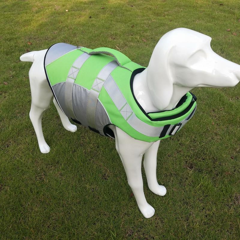 Product Introduction of Pet Life Jacket Safety & Style  Pet Swimsuit Pet Chest Harness Traction Rope  for Water Adventures 9
