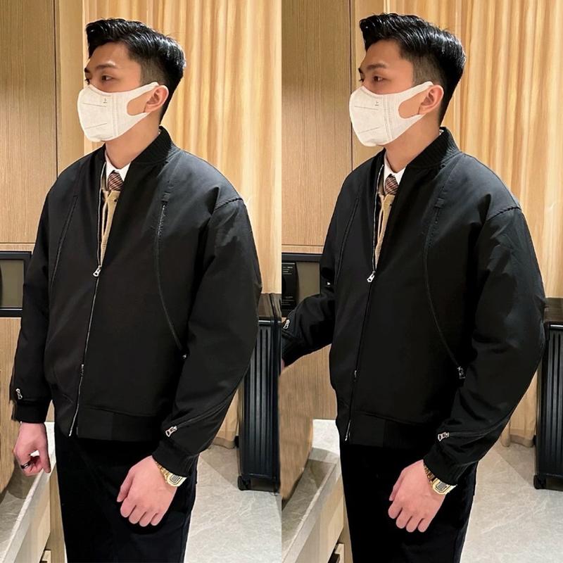 AK1 - Áo Khoác Bomber Kaki Màu Đen Nam Cá Tính (S/XL)