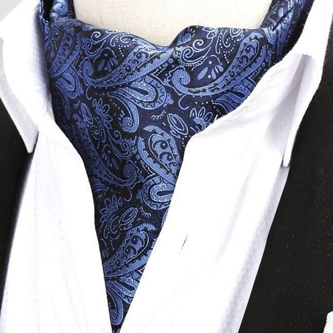 Product Introduction of High Quality Perth Pattern Cravat Formal Cashew Polka Dots Set Men's Gentleman Scarf Tie Wedding Accessories Gold Red Blue Purple Black 12