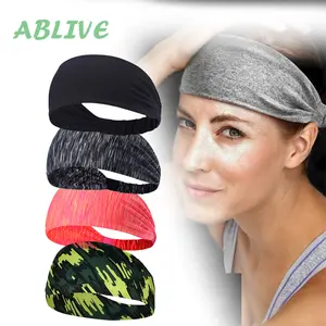 Headband Sport Pria Wanita Ikat Rambut Olahraga Bando Olahraga Untuk Running Gym Yoga