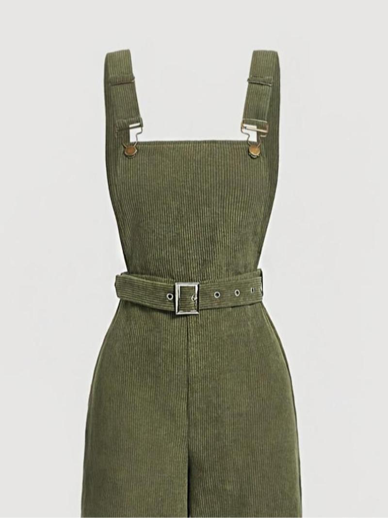 Product Introduction of Women's Solid Color Overalls, Casual Comfy Overalls Jumpsuits for Daily Wear, Ladies Clothes for All Seasons, Sailors Dungarees 4