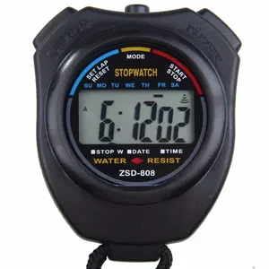 TaffSPORT Stopwatch Profesional LCD dengan Strap - ZSD-808